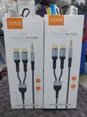 VIDVIE 2 In 1 3.5mm Male to Lightning/Type-C Aux Audio Cable