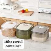 10Ltr PET+ABS material ,stackable  cereal container