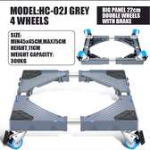 Fridge/Washing machine/Freezer stand-Adjustable wheels