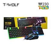 T-WOLF TF230 RGB Keyboard & Mouse Gaming Combo
