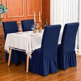 Navy blue dining set covers