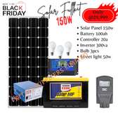 150w solar fullkit with 100ah MF battery