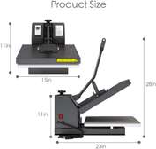 A3 Durable Heat Press Machine for T Shirt, 15x15 Inch, Black