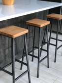 Rustic stools for islands