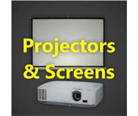 Hire a projector and screen