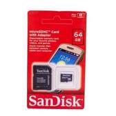 SanDisk 64GB MicroSD, Mem, Memory Card