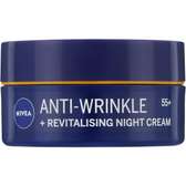 Nivea Anti-wrinkle + revitalizing night cream anti-aging 55+