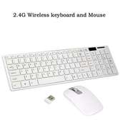 Wireless Keyboard And Mouse Combo, White Wireless Keyboard