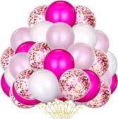 Balloons Pink Confetti Balloon