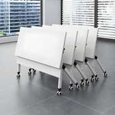 Office tables: Foldable movable conference table