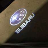 Subaru  car  door   projector  logo
