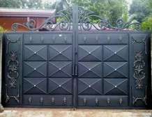 Modern Steel Gate Double Door