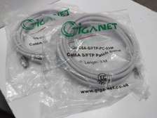 Giganet Patch Cable RJ45 S/FTP Cat6a 3m Grey ethernet cable