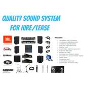 PA system hire
