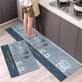 KITCHEN RUBBER MATS 2 PIECE