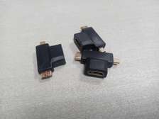 HDMI (female) to Micro HDMI (male) and Mini HDMI (male)