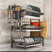 Over The Sink Dish Drying Rack,3 tier
