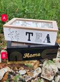 *6 compartments wooden teabag / coffee organizer