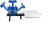 Silk Screen Printing Machine 4Color 1Station Press T-Shirt