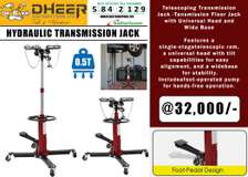 0.5 Ton Hydraulic Transmission Jack Foot Pedal
