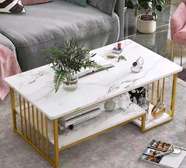 Modern Luxury Marble Effect Coffee Table