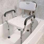 Shower Chair/  Bath Seat, Removable Back and Adjustable Legs