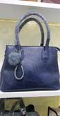 Navy blue handbag