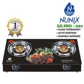 Glass Table Top Double Burner Gas Stove