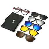 Clip on glasses 5 in 1 magnetic clip on sunglasses