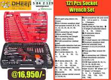 121-Piece Socket Wrench Set crv (mechanical tool Set)