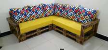 Pallet sofa/pallet corner sofa