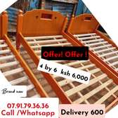 Modern wooden bed