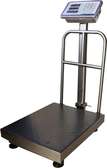 Weighing Scale with Safety Barrier - Grey, 300 kg