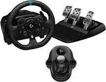 Logitech G923 Sim Racing Wheel and Pedals for PS4 & PS5