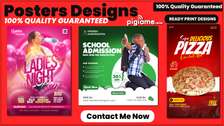Design a poster or double sided flyer / leaflet