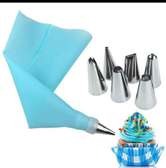 6 Nozzles + Reusable Icing Cake Pastry Piping Bag