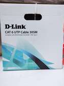 D-Link Cat6 UTP 24 AWG PVC Solid 305m Cable Pure copper.