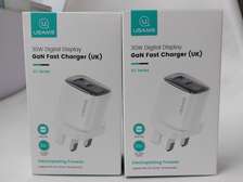 Charger USAMS PD 30W + QC 3.0 TYPE A+C DUAL-PORT Black
