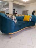 3 seater curved tufted classic couch