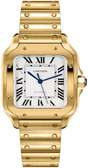 Cartier Santos De Cartier  Yellow Gold Male Watch