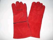 Red lightweight heat resistant Welding Gloves