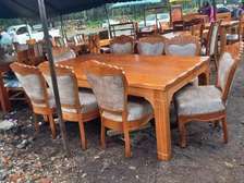 Custom Mahogany Wood Dining Sets: 8 Seater Sets
