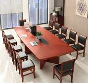Boardroom Table: 2.4m Conference Table With Elegant Finish