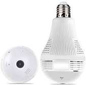 Bulb Camera LED Light 1080P Panoramic Home Security Night