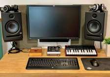 Studio Complete Setup Speakers +Monitor +Alsis