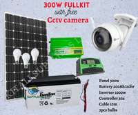 300w solar fullkit  with cctv cameras