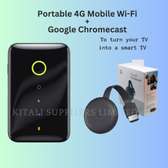 Portable 4G Mobile Wi-Fi + Google Chromecast.