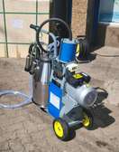 Single bucket milking machine.