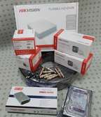 Hikvision 4 CCTV Set Camera CCTV Installation Kit 1080p.,