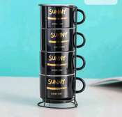 250ml mug and rack set